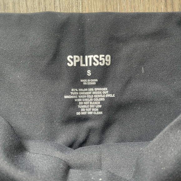NWT Splits59 black cropped high rise leggings - Picture 4 of 5
